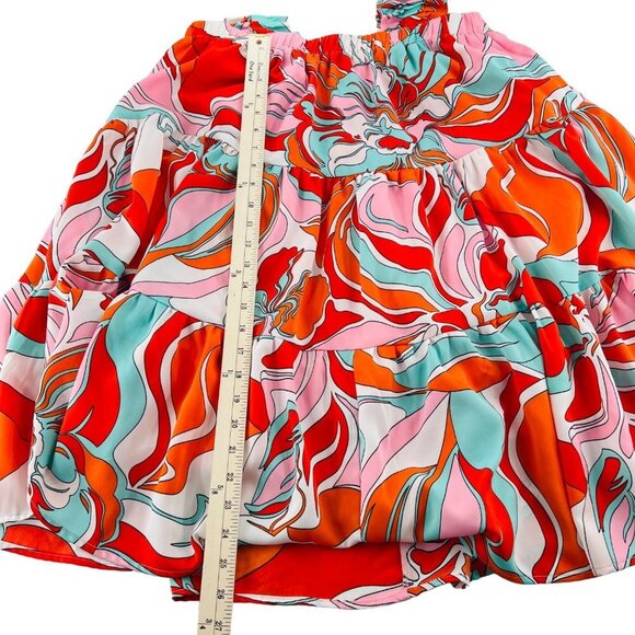 Entro Groovy Baby Tiered Women's Dress size Medium with Pockets - Picture 6 of 8